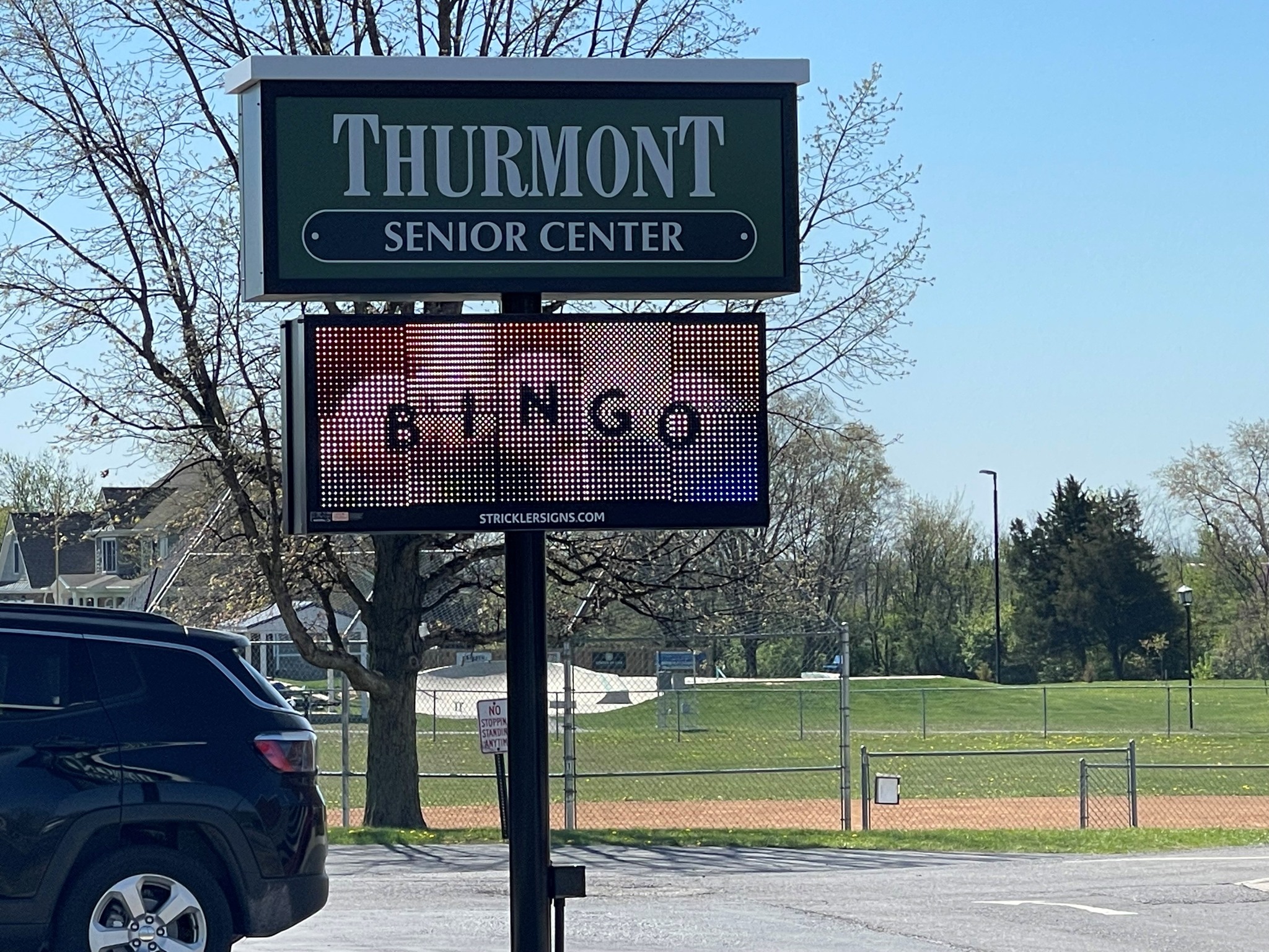 Our New Senior Center Sign